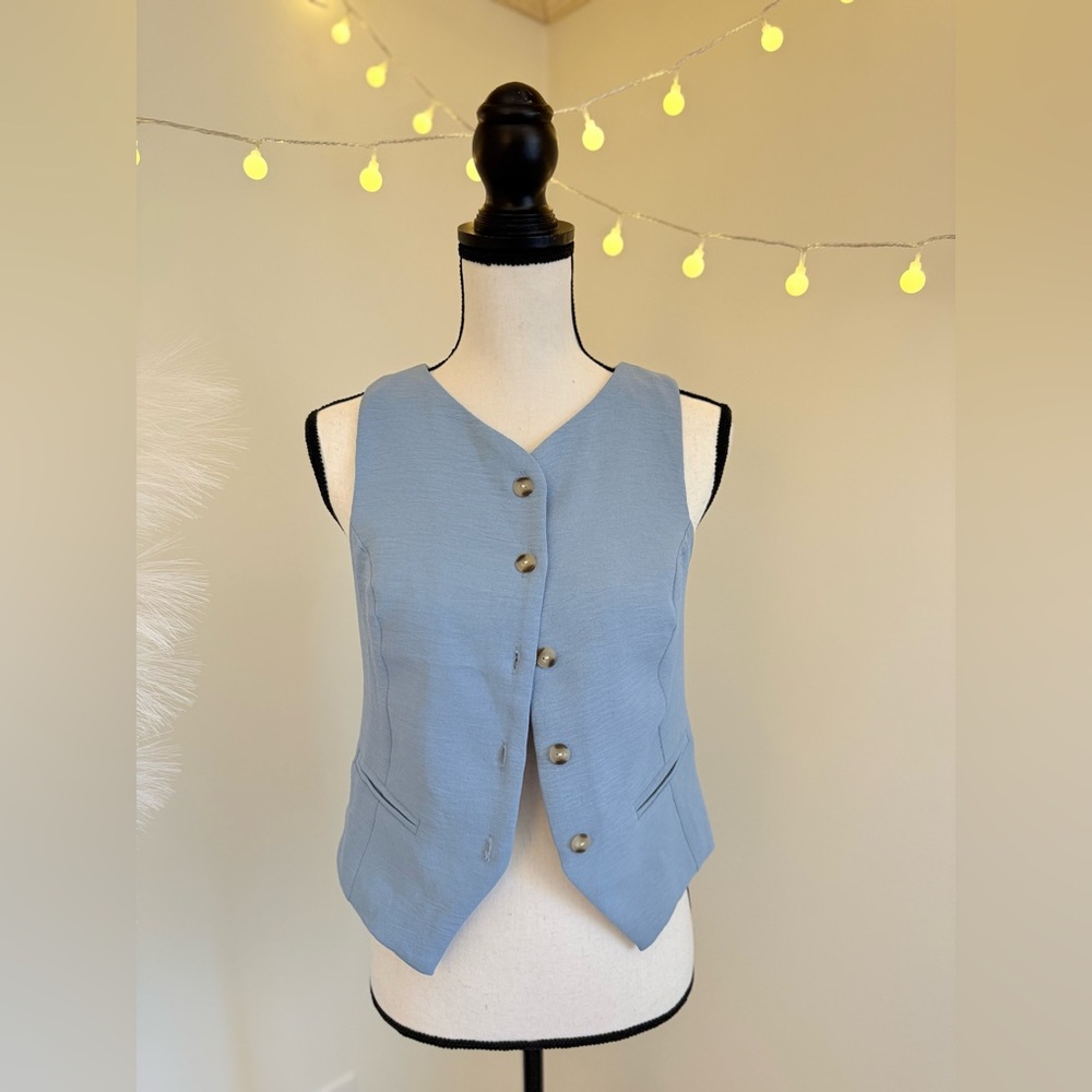 🌾 Tulléa‎ Light Blue Vest